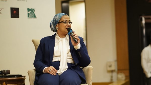 المستشارة امل عمار تشارك في  منتدى نوت لقضايا المرأة  لاطلاق كتاب امراة من صعيد مصر 