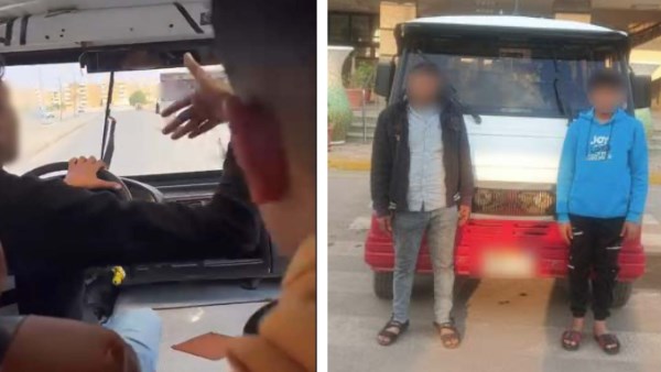 طفل يقود سيارة ميكروباص.. الداخلية تكشف التفاصيل