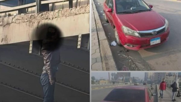 وفاة شاب على كوبري المظلات 