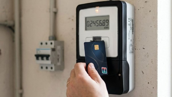  شحن عداد الكهرباء 