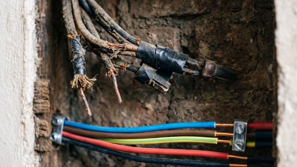 اسلاك الكهرباء