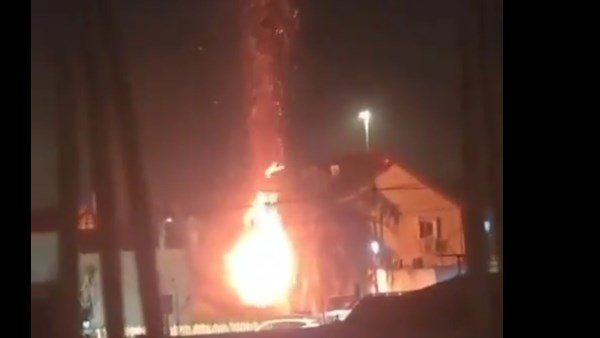 جانب من الحريق 