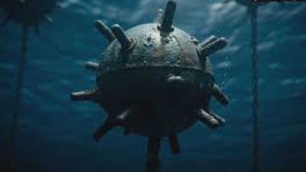 الألغام البحرية في مضيق هرمز