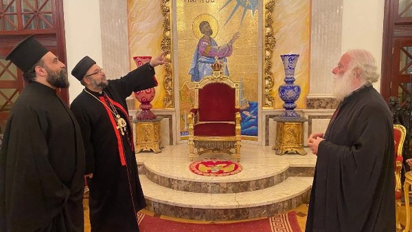 الخورأسقف بولس ساتي يزور البابا ثيودوروس