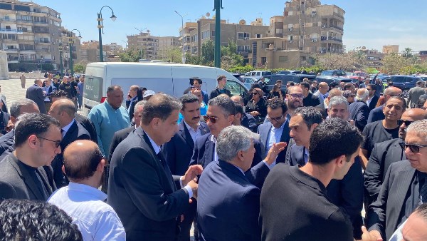 جنازة والد زوجة وزير التموين