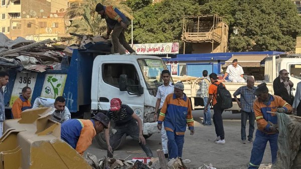 حملة مكبرة لإزالة الإشغالات بعين شمس