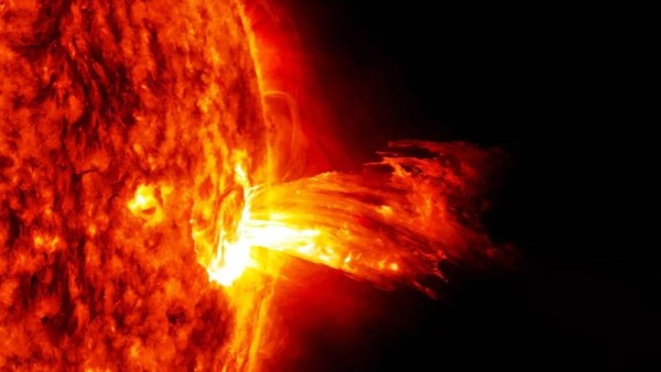 التوهج الشمسي