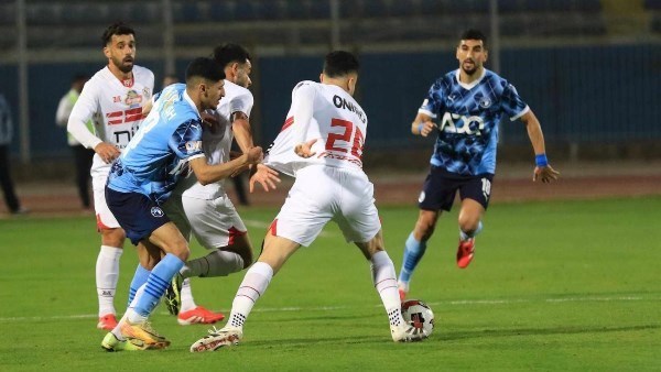 مباراة الزمالك وبيراميدز