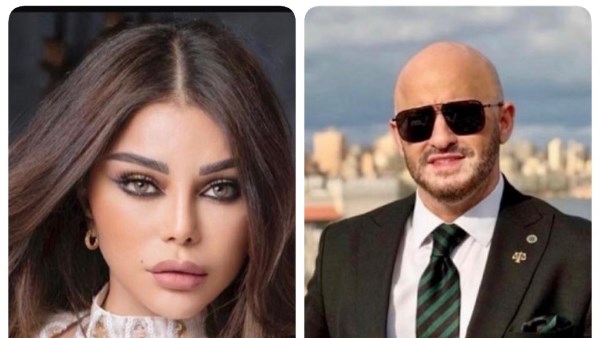 هيفاء وهبي ومحاميها شريف حافظ 