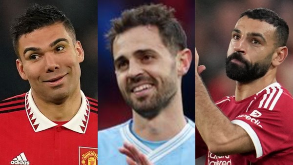 صلاح وبرناردو وكاسميرو  