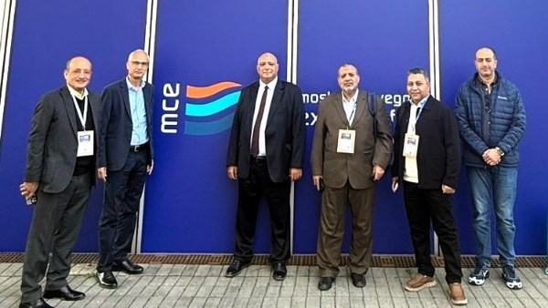 رئيس شُعبة الأدوات الصحية بغرفة القاهرة التجارية، في معرض للأدوات الصحية بمدينة ميلانو بإيطاليا