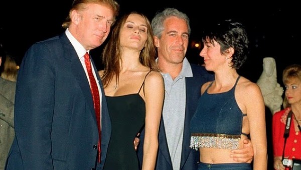 ترامب وميلانيا وإبستين وشريكته