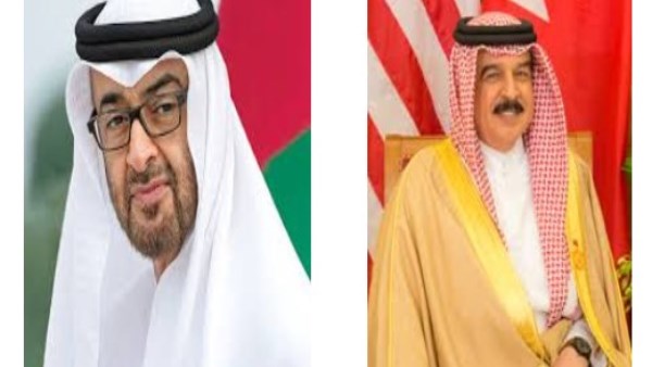 عاهل البحرين ورئيس الإمارات يبحثان المستجدات منطقة الشرق الأوسط وتداعياتها