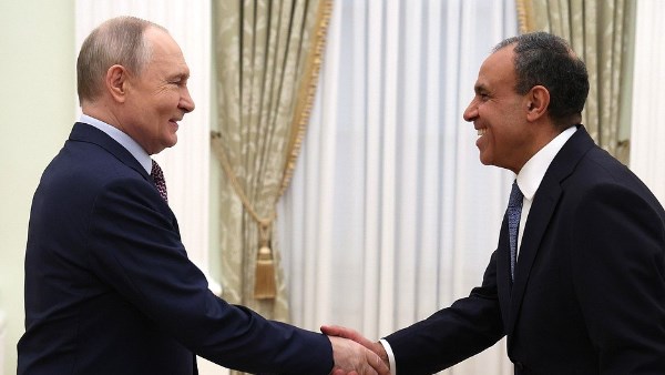 لقاء الرئيس الروسي مع وزير الخارجية 