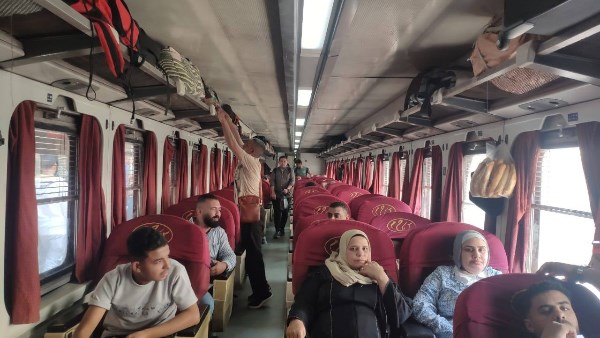 انتظام رحلات القطارات 