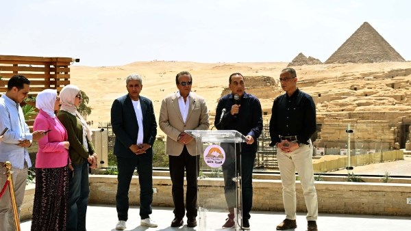  المؤتمر الصحفي لرئيس الوزراء في ختام جولته على عدد من المشروعات الخدمية والتنموية والأثرية بمحافظة الجيزة