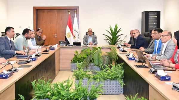 صورة من اجتماع وزير الري