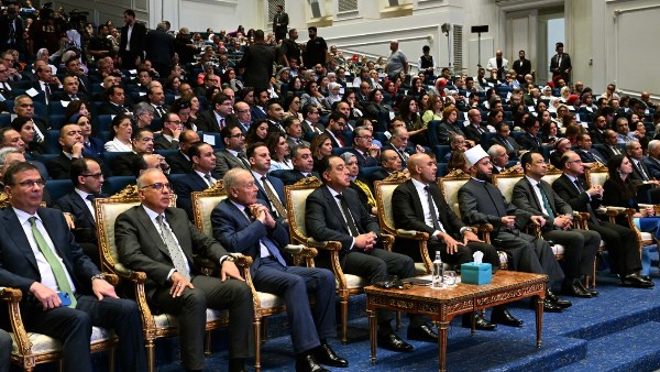 رئيس الوزراء خلال مشاركته في فعاليات مؤتمر "استشراف مستقبل مصر في التعليم"