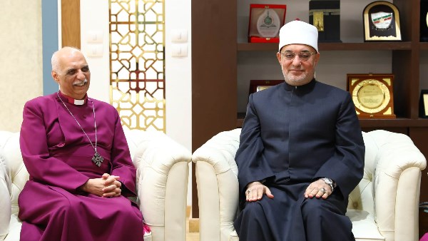 استقبل أ.د. نظير محمد عياد، مفتي الجمهورية، اليوم الإثنين، وفدَ الكنيسة الأسقفية المصرية