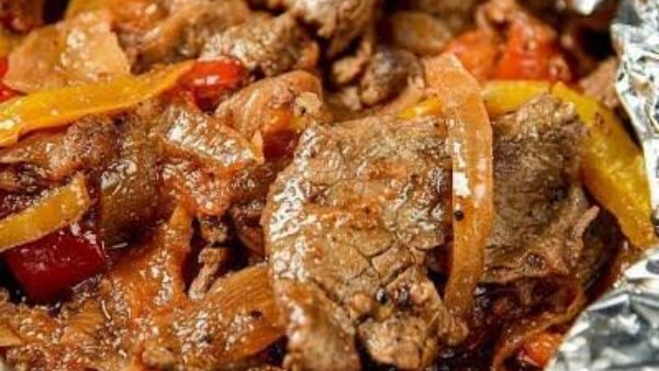 طريقة عمل ورقة اللحمة بالخضار