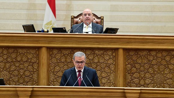 استعرض الدكتور محمد سعفان رئيس لجنة القوي العاملة بمجلس النواب تقرير اللجنة المشتركة بشان مشروع القانون المقدم من الحكومة  لتعديل قانون التأمينات الاجتماعية