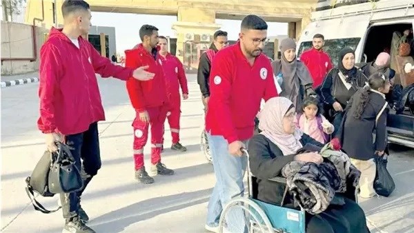 دفعة جديدة من الجرحي والمرضي الفلسطينيين 