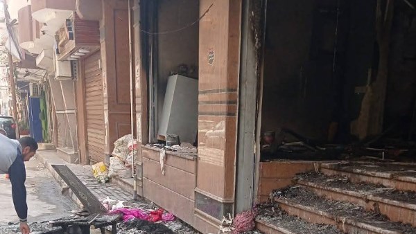 السيطرة علي حريق محل مفروشات وأقمشة دون إصابات في المنوفية