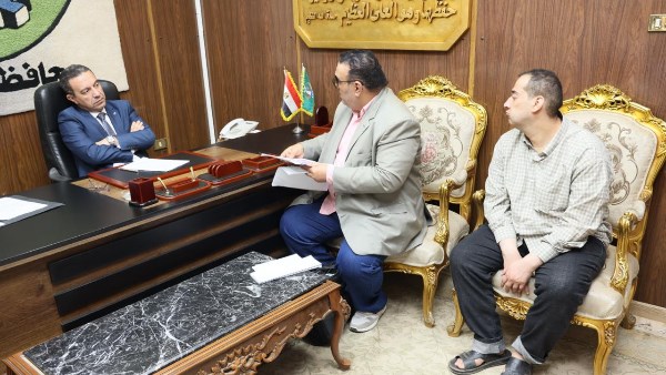 لقاء محافظ المنوفية 