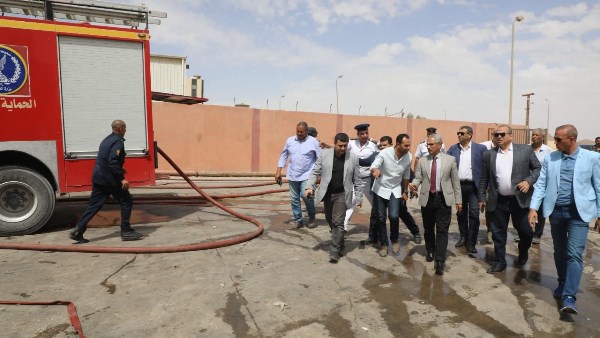 الحريق مصنع ببني سويف