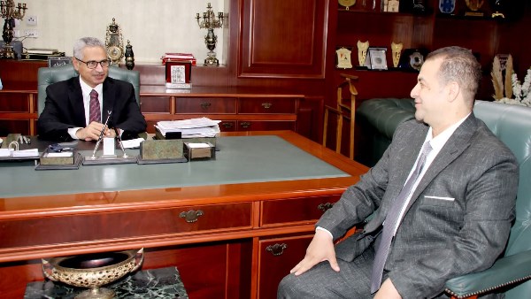 رئيس جامعة بني سويف يتفقد المدن الجامعية للاطمئنان على مستوى الخدمات المقدمة للطلاب