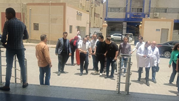 جانب من الزيارة في سوهاج