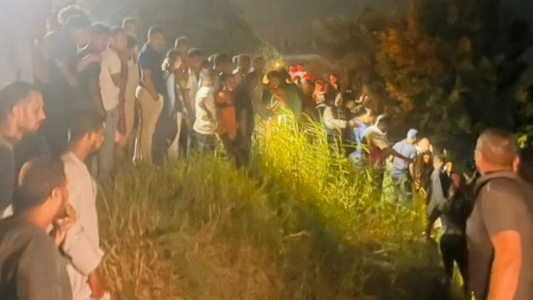 انتشال جثامين الشابين الغارقين