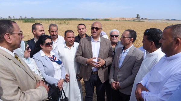 محافظ الإسكندرية يشهد موسم حصاد القمح