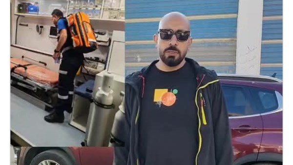 احد المصابين فور خروجه من المستشفي 
