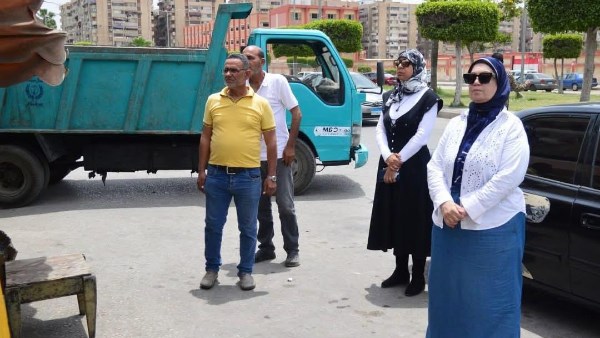 متابعة أعمال توصيل الكهرباء لاستاد النادي المصري وتطوير الميادين والمحاور بكافة الأحياء