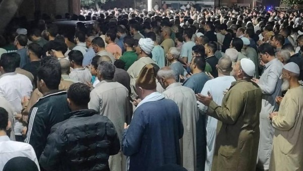 تشييع جثمان شاب لقى مصرعه في مشاجرة بالقليوبية