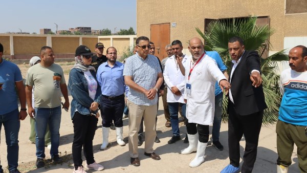 محافظ القليوبية يتفقد مجازر الخانكة والقلج للوقوف على استعدادات استقبال عيد الأضحى محافظ القليوبية يتفقد مجازر الخانكة والقلج للوقوف على استعدادات استقبال عيد الأضحى