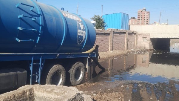 رئيس مياه الغربية: تدخلنا لحل مشكلة طفح المصرف المغطى بنفق أبو دراع بسكة قطور بالمحلة