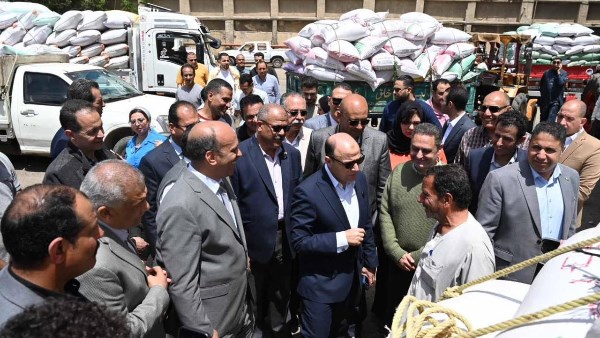 محافظ الغربية: استئناف توريد القمح بعد إجازة العيد وإجمالي المحصول يتجاوز 192 ألف طن