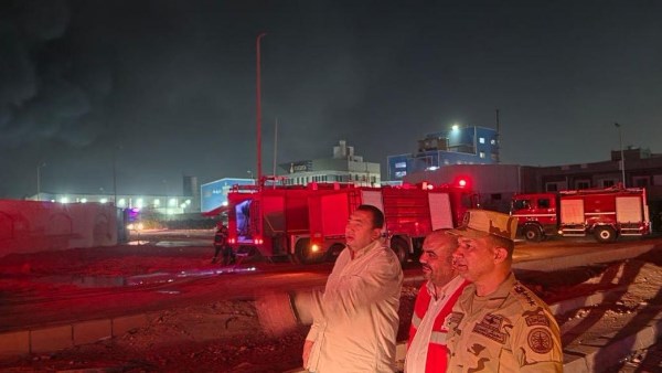 السيطرة على حريق 