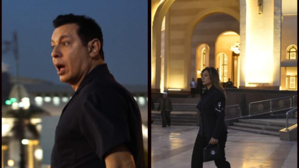 ليلى علوي ومصطفى شعبان 