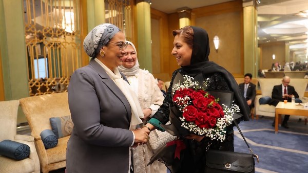 المستشارة أمل عمار تشارك فى تكريم الدكتورة أفنان الشعيبي بمناسبة انتهاء فترة عملها بمنظمة تنمية المرأة 