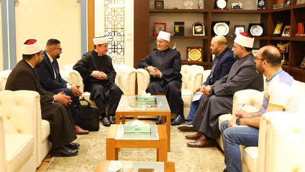 مفتي الجمهورية يستقبل مفتي بولندا