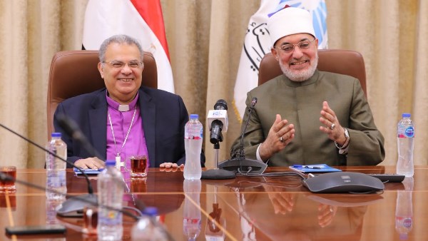 رئيس الطائفة الإنجيلية ومفتي الجمهورية 