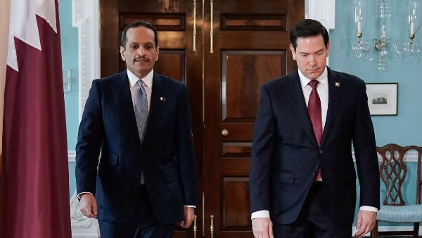 وزيرا خارجية الولايات المتحدة وقطر
