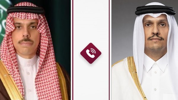 وزيرا خارجية قطر والسعودية