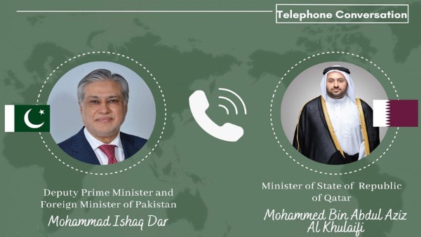 وزيرا خارجية باكستان وقطر يبحثان هاتفيًا مستجدات الوضع الإقليمي