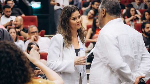 يسرا اللوزي من مهرجان منصات للأفلام