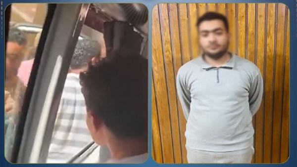    ضبط طالب ظهر في فيديو تعطيل سيارة ميكروباص بالإسكندرية ومنعه من المرور