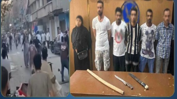 القبض على طرفي مشاجرة بالأسلحة البيضاء فى الوراق بسبب أضحية العيد